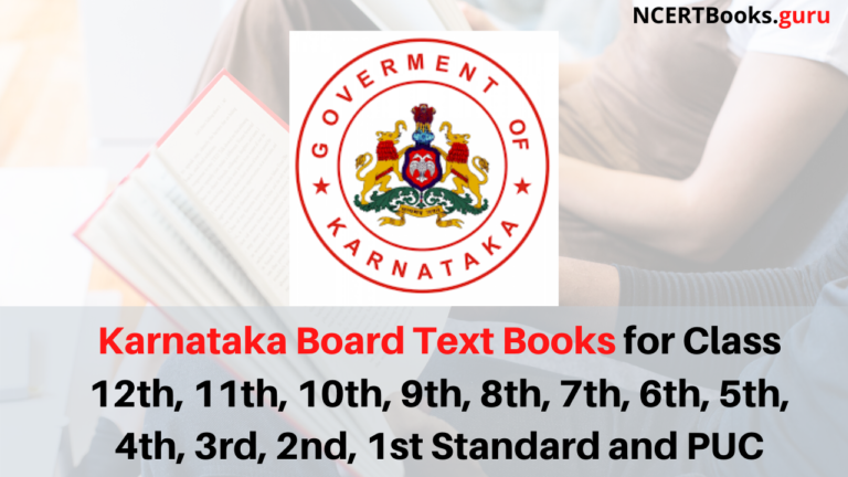 KTBS Karnataka Board Text Books for Class 12th, 11th, 10th, 9th, 8th