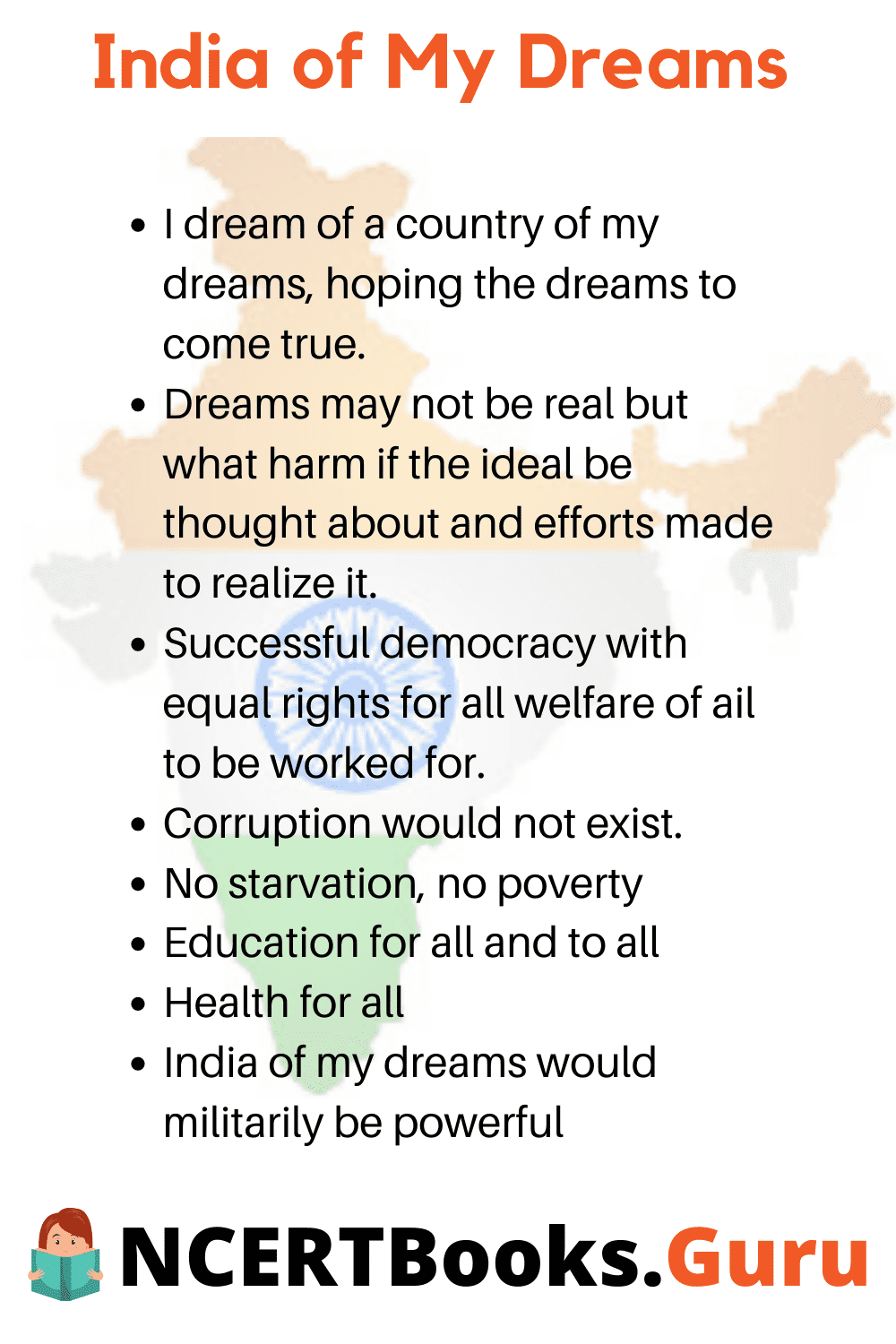 essay on india of my dreams in english