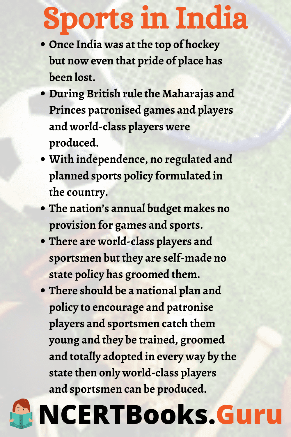 sports culture in india essay