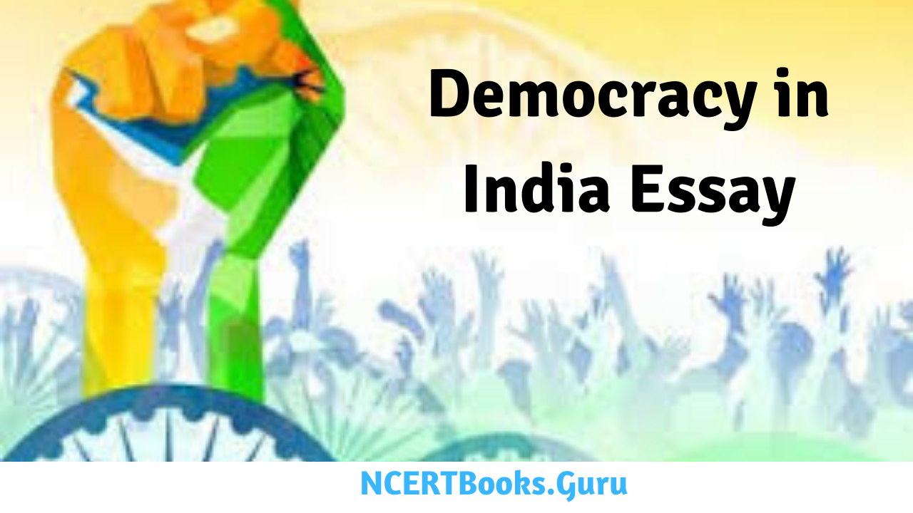 essay about democracy in india
