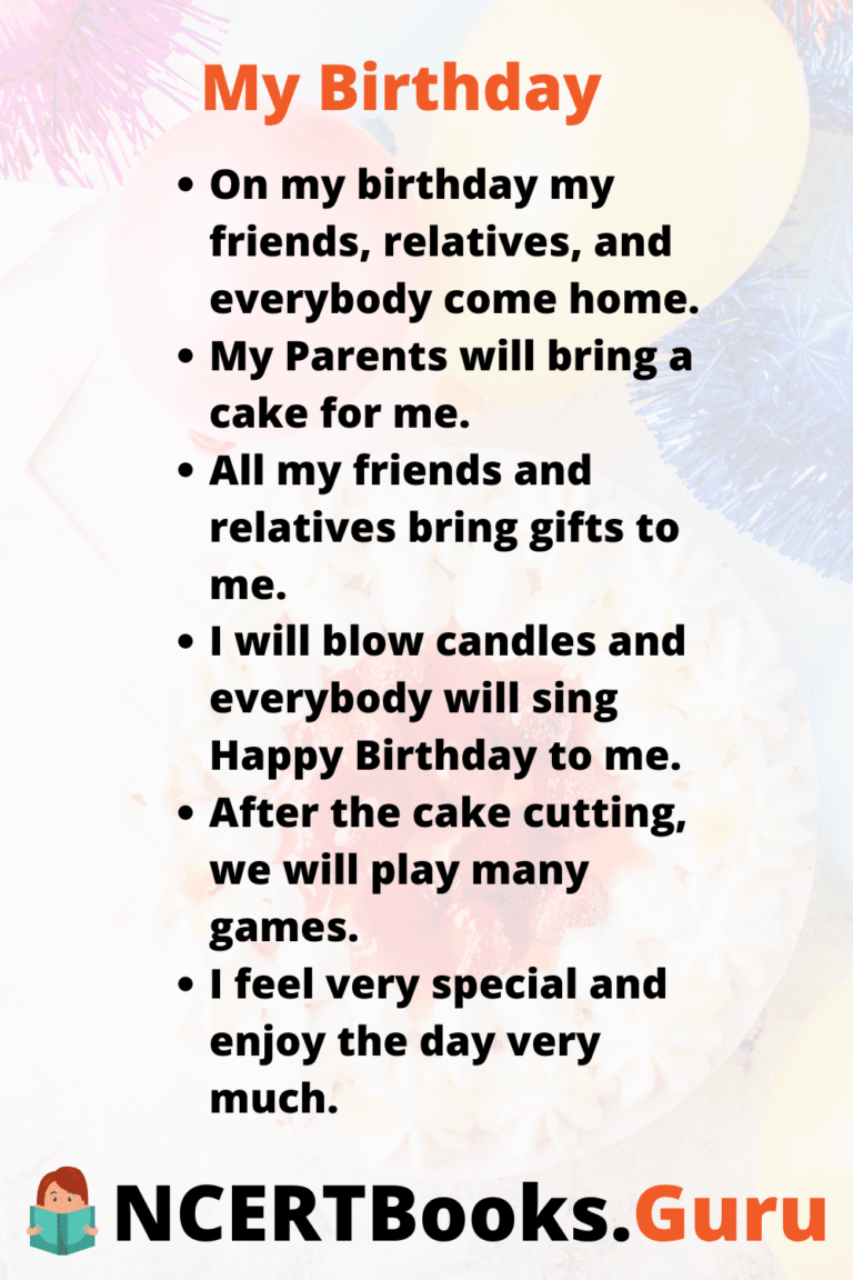 essay my birthday party for class 4