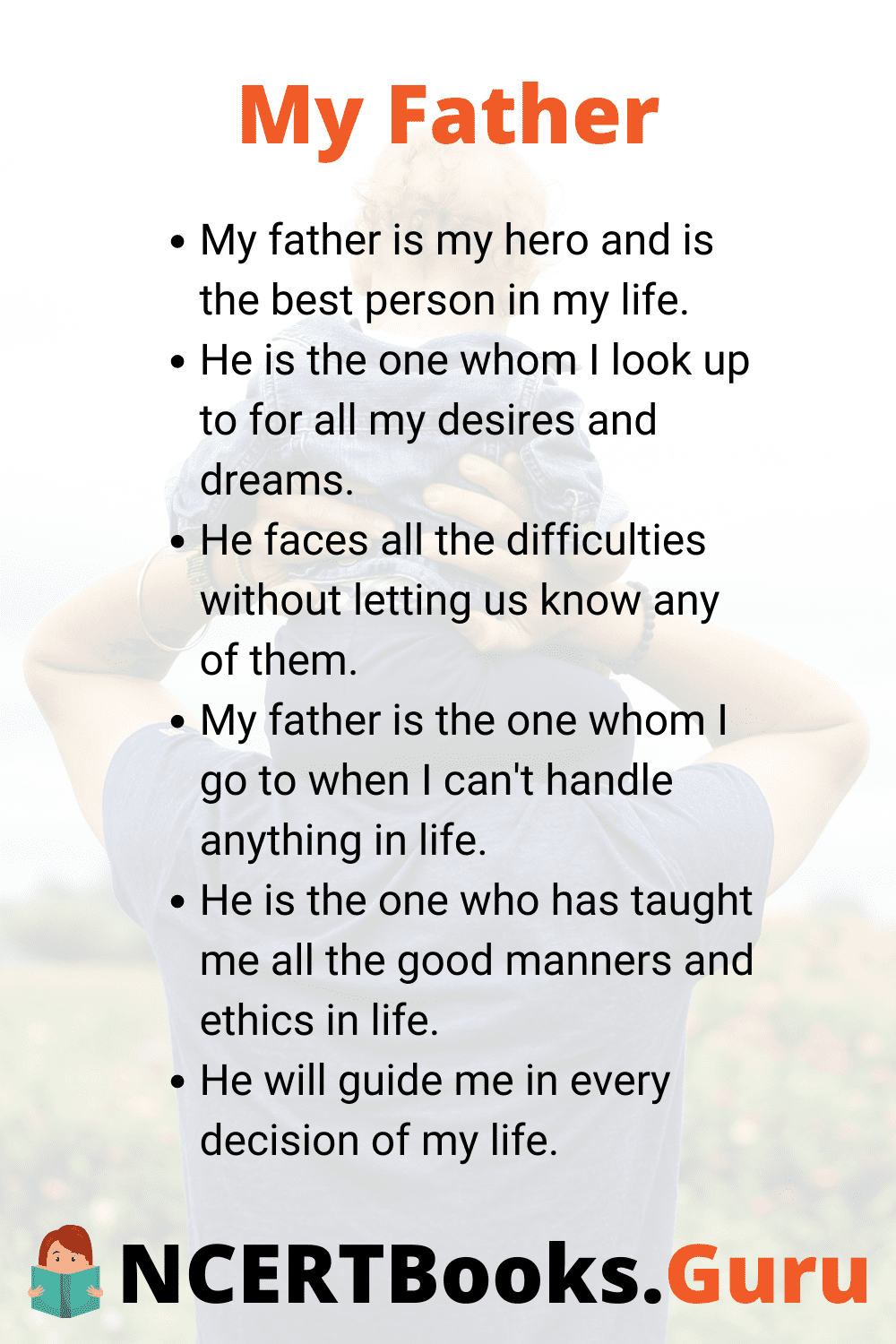 my favorite person is my father essay