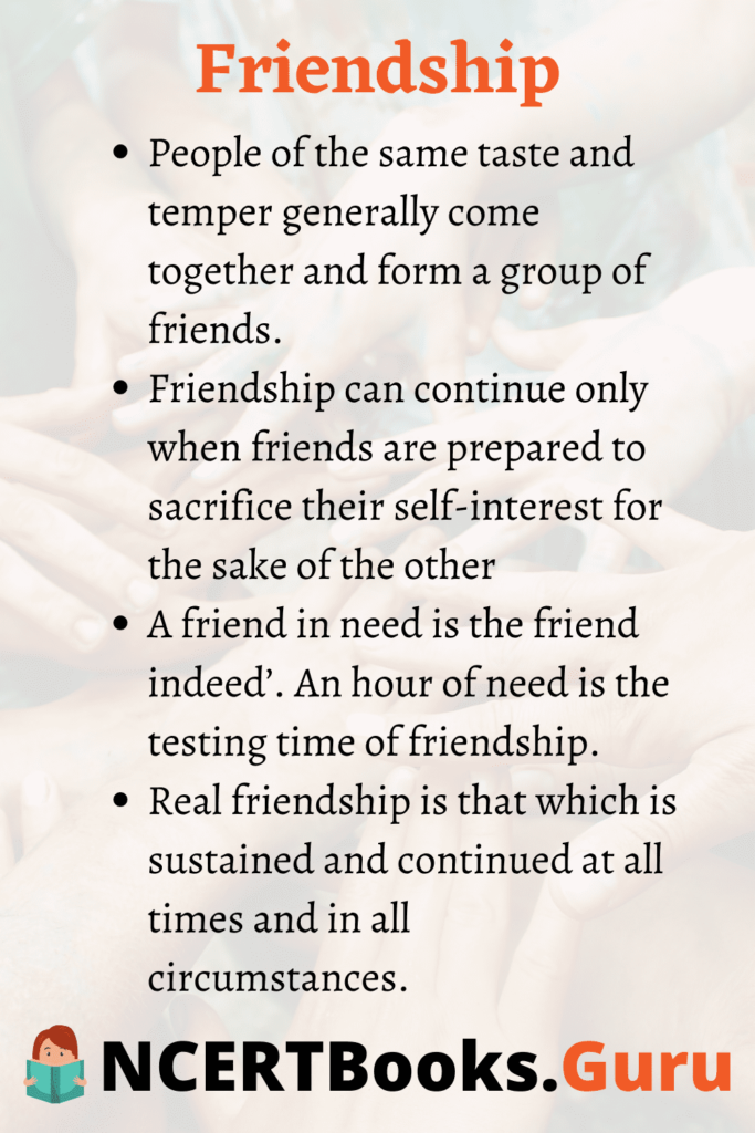 essay about friendship quotes