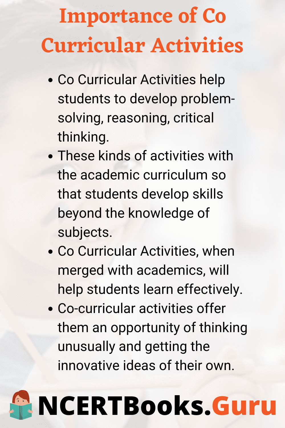 Co-curricular Activities Make Students Active and Creative