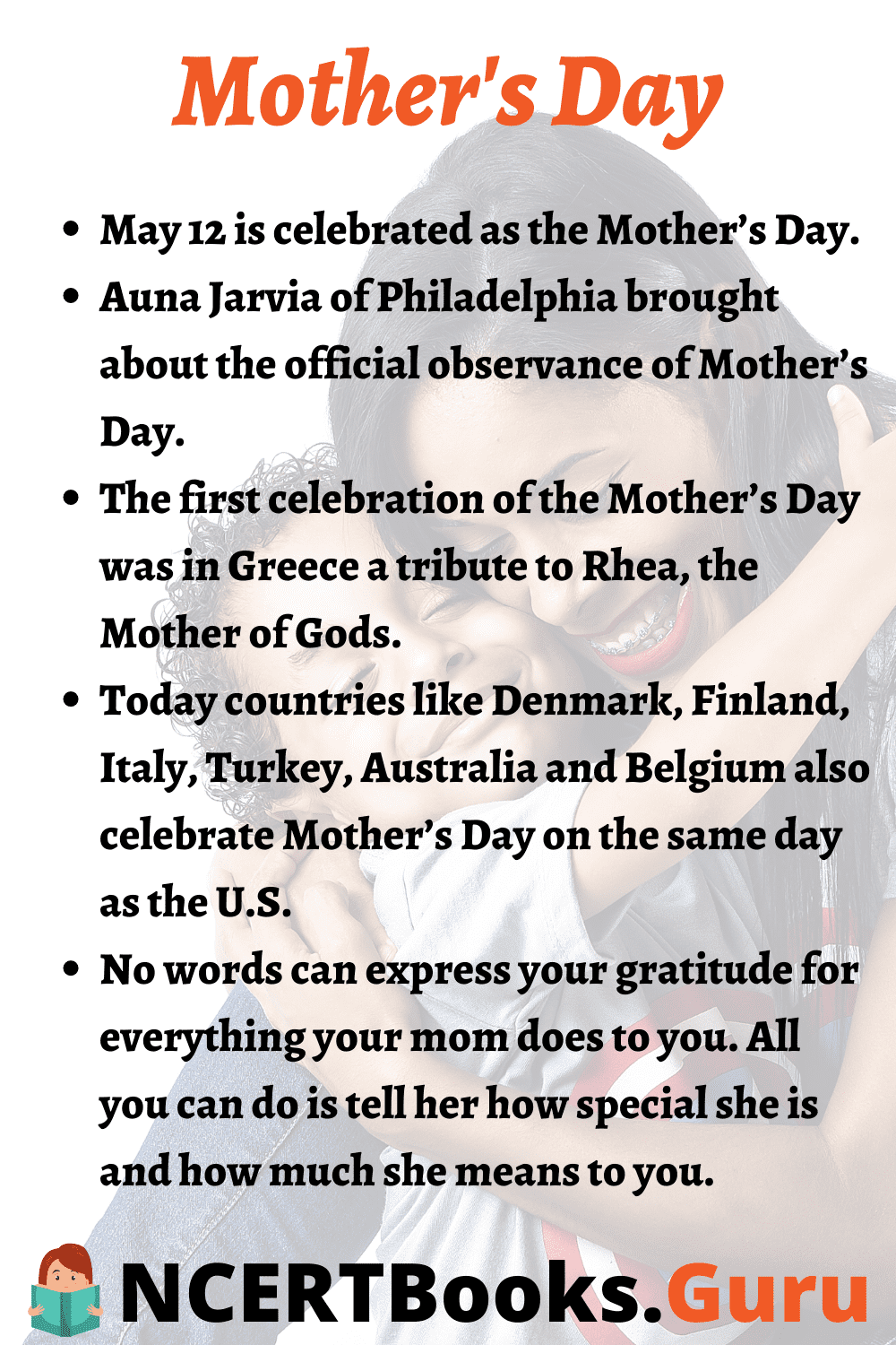 mother's day essay in english