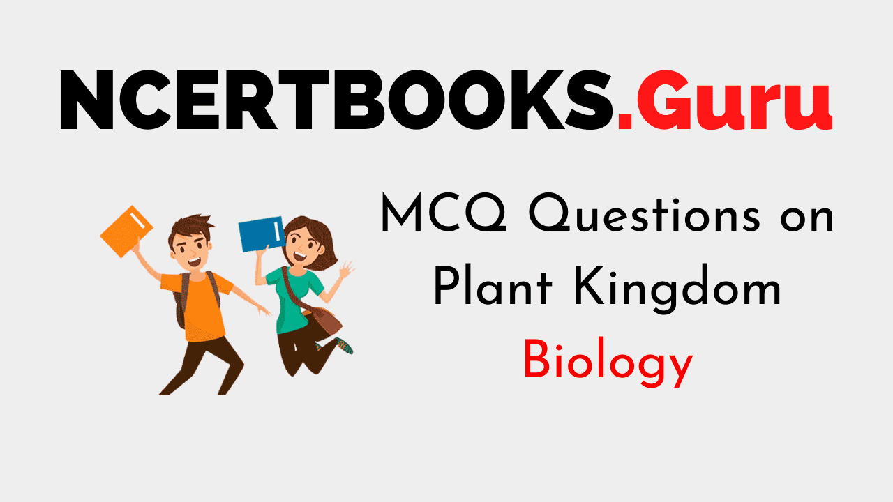 Mcq Questions On Plant Kingdom Ncert Books