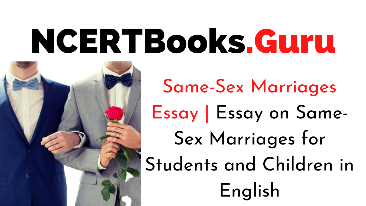 thesis about same sex marriage