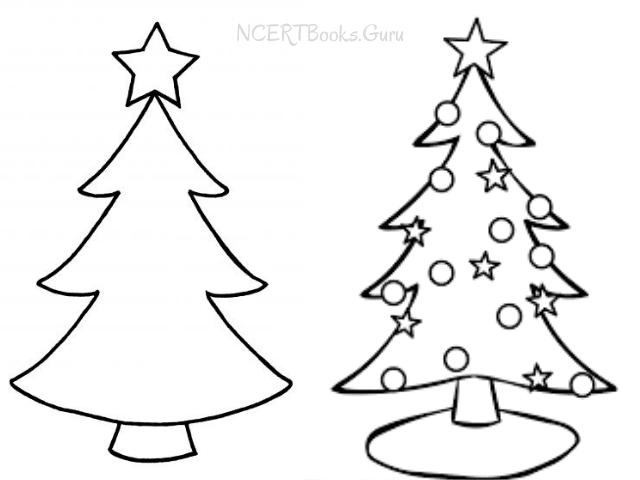 How to draw a Christmas Tree | Step by step Drawing tutorials