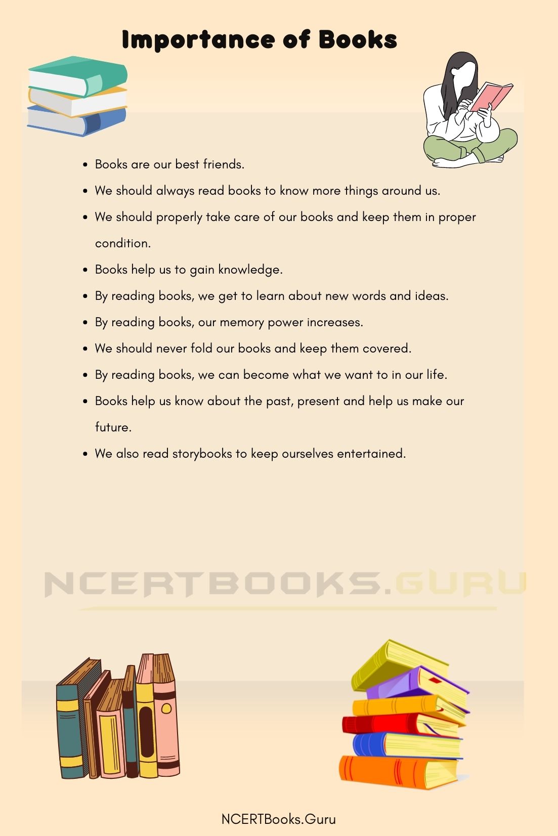 importance of books essay for class 4