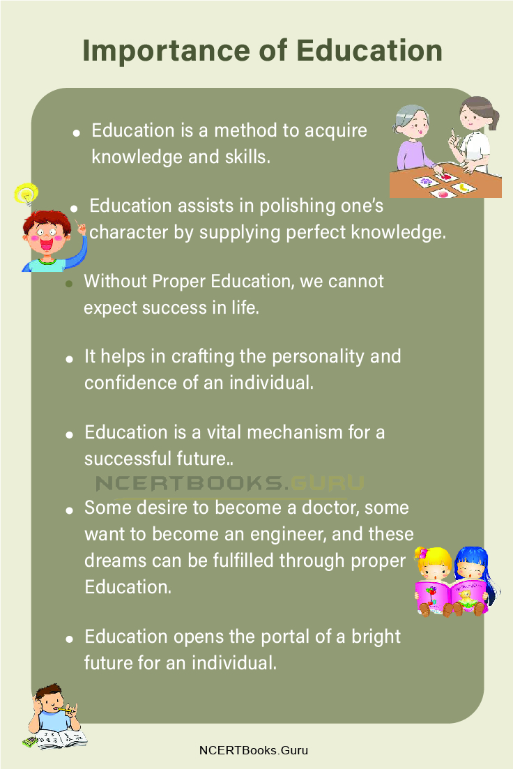 topic sentences about education system