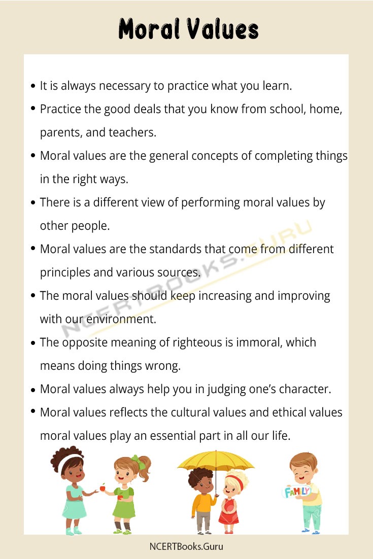 examples of moral values