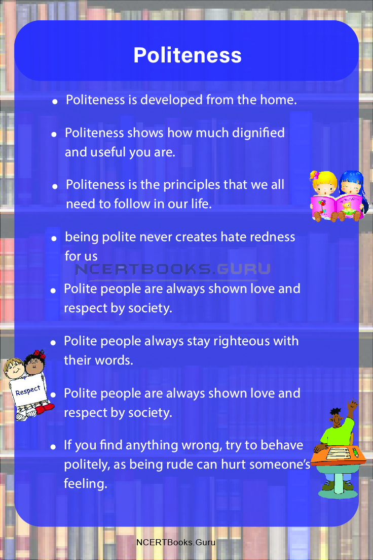 list of polite words for kids