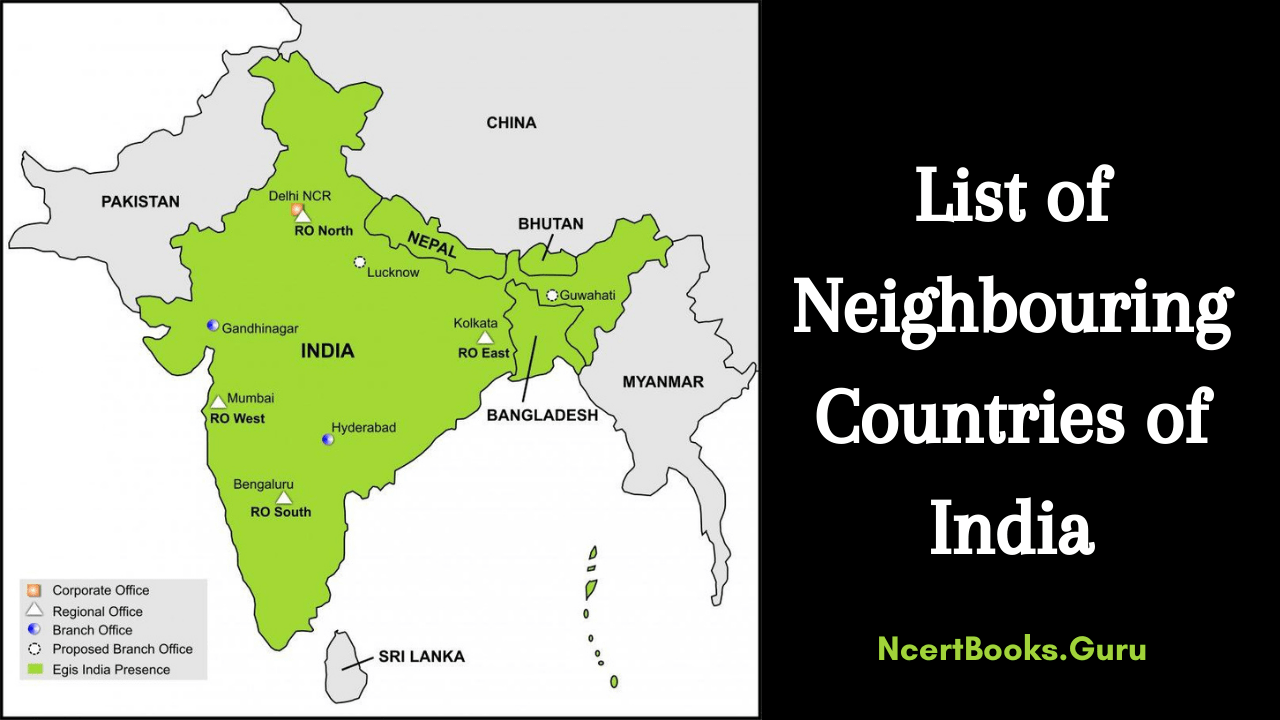 india political map outline with neighbouring countries